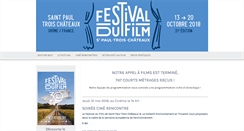 Desktop Screenshot of festivaldufilm-stpaul.fr